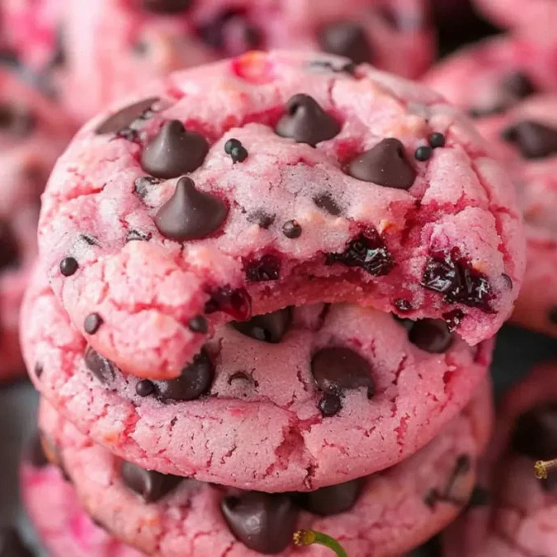 Maraschino Cherry Chocolate Chip Cookies Recipe