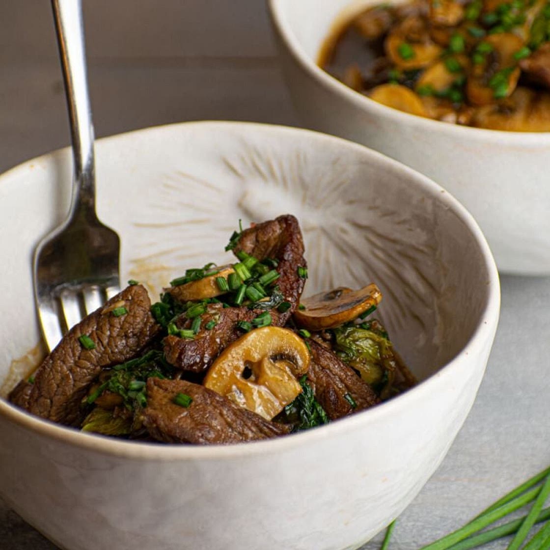 Beef and Bok Choy Stir Fry