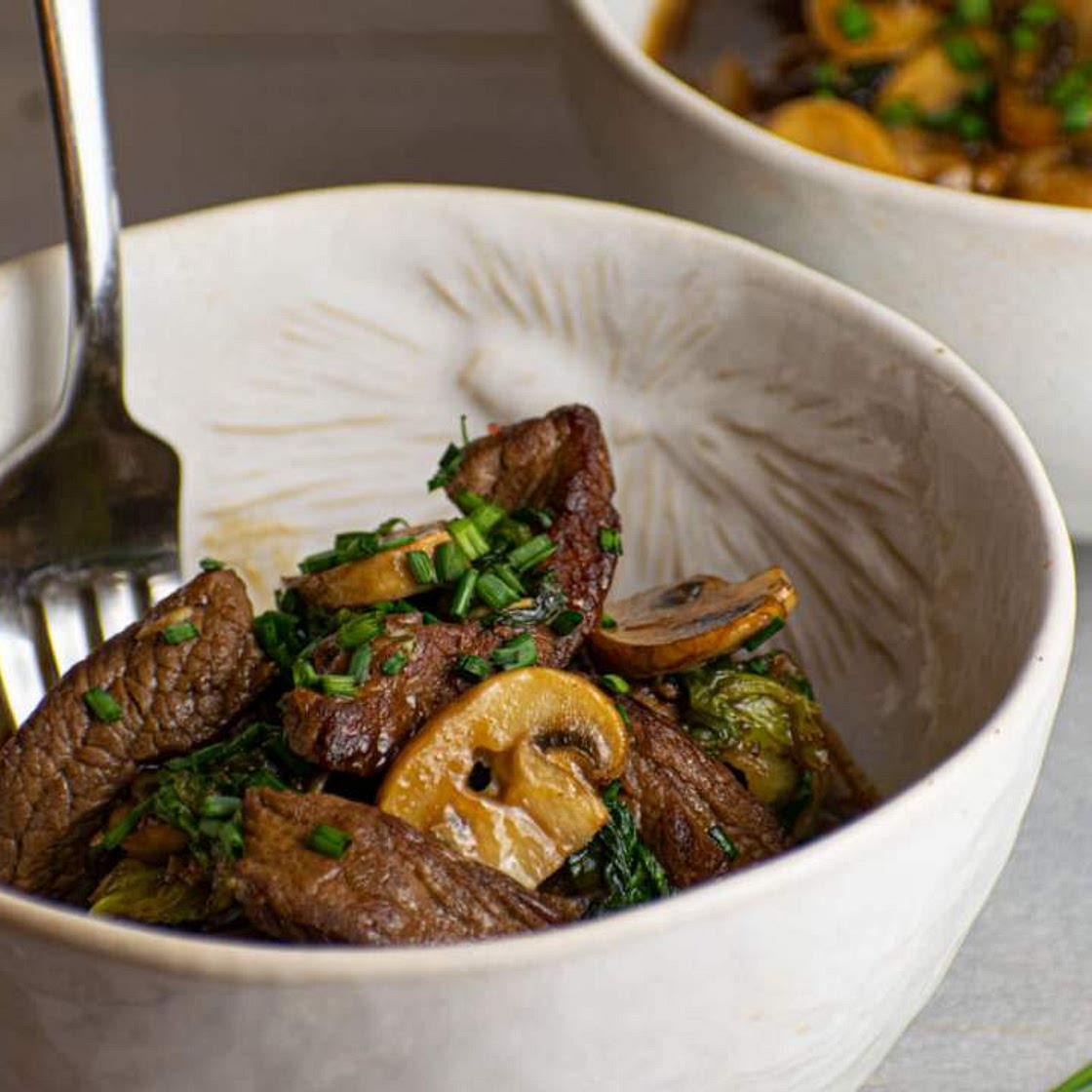 Beef and Bok Choy Stir Fry