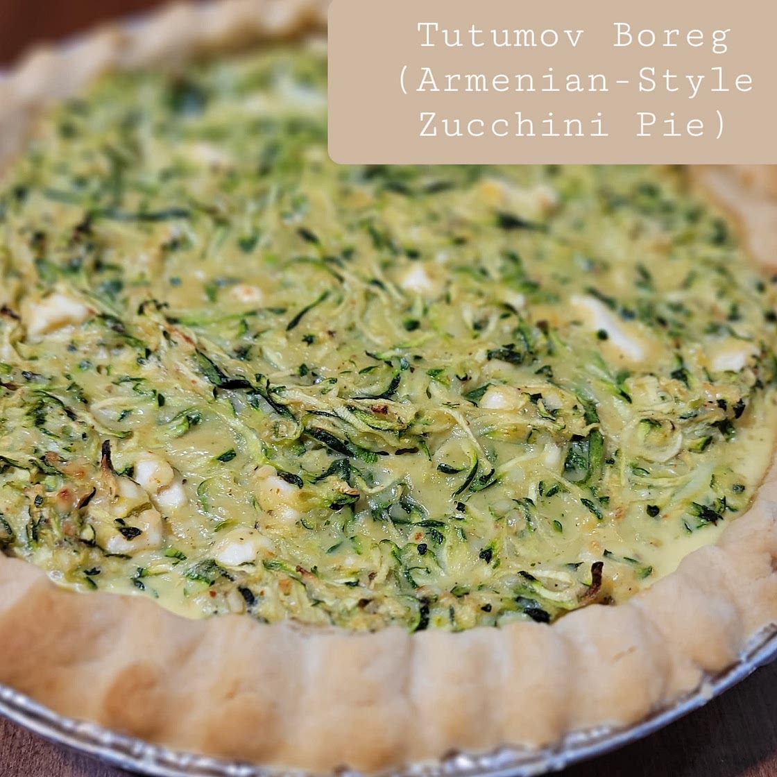Crustless Zucchini Pie - Armenian Style! (aka Tutumov Boreg)