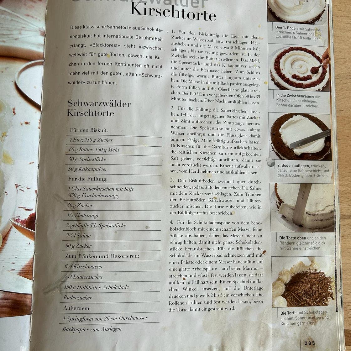 Schwarzwälder Kirsch Torte