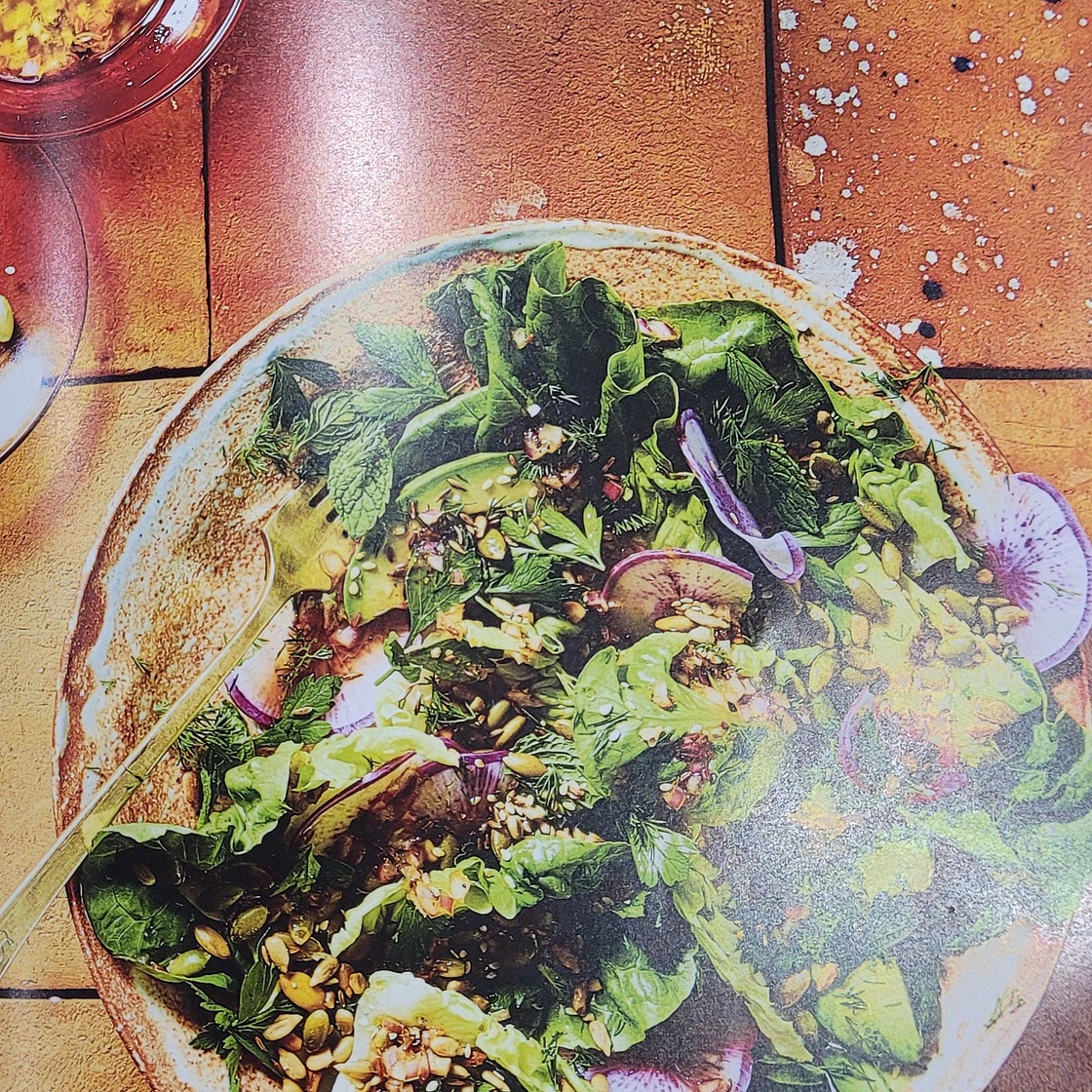 Herby Seeds with Toasted Cumin Vinaigrette