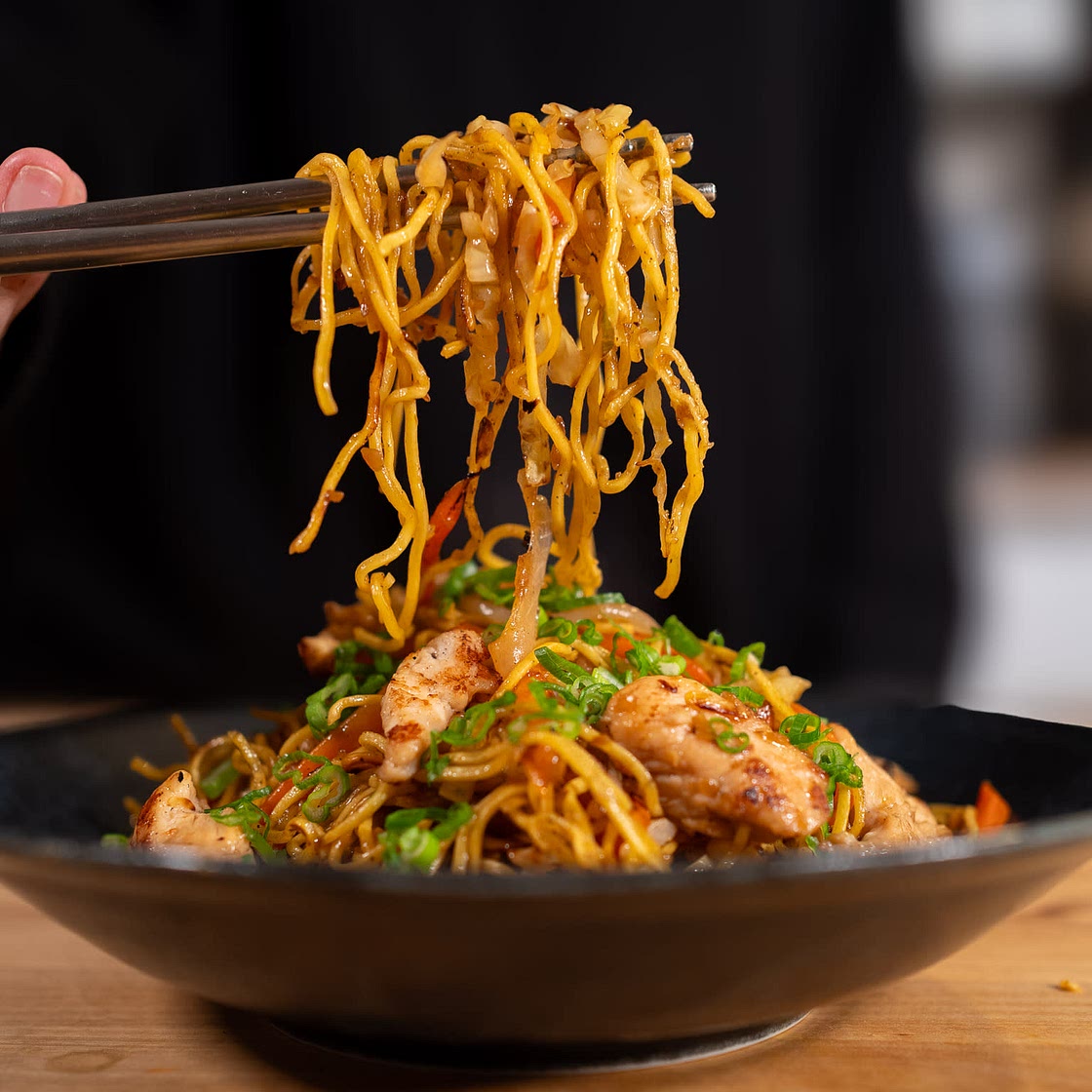 Chili-Garlic Chow Mein