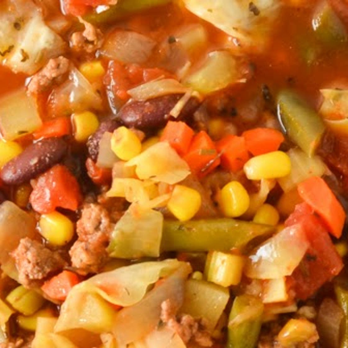 Crockpot Hamburger Vegetable Soup