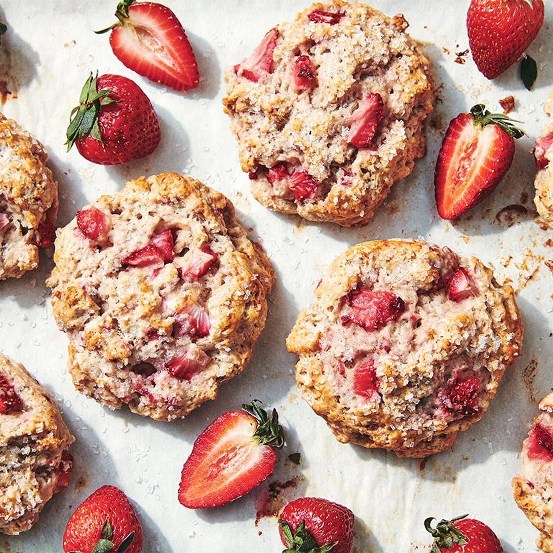 Strawberries & Cream Scones