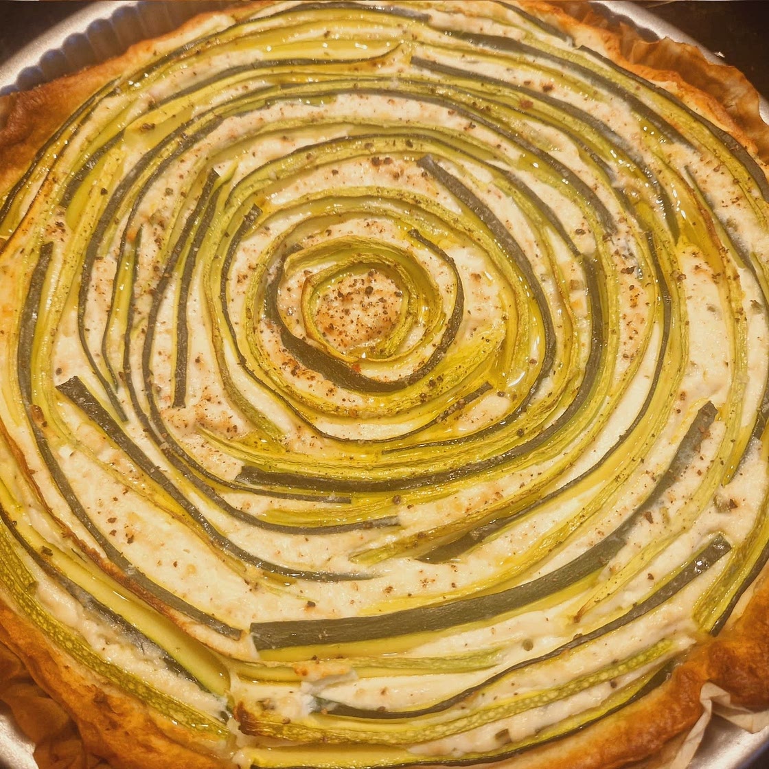 Courgette and Ricotta Tart