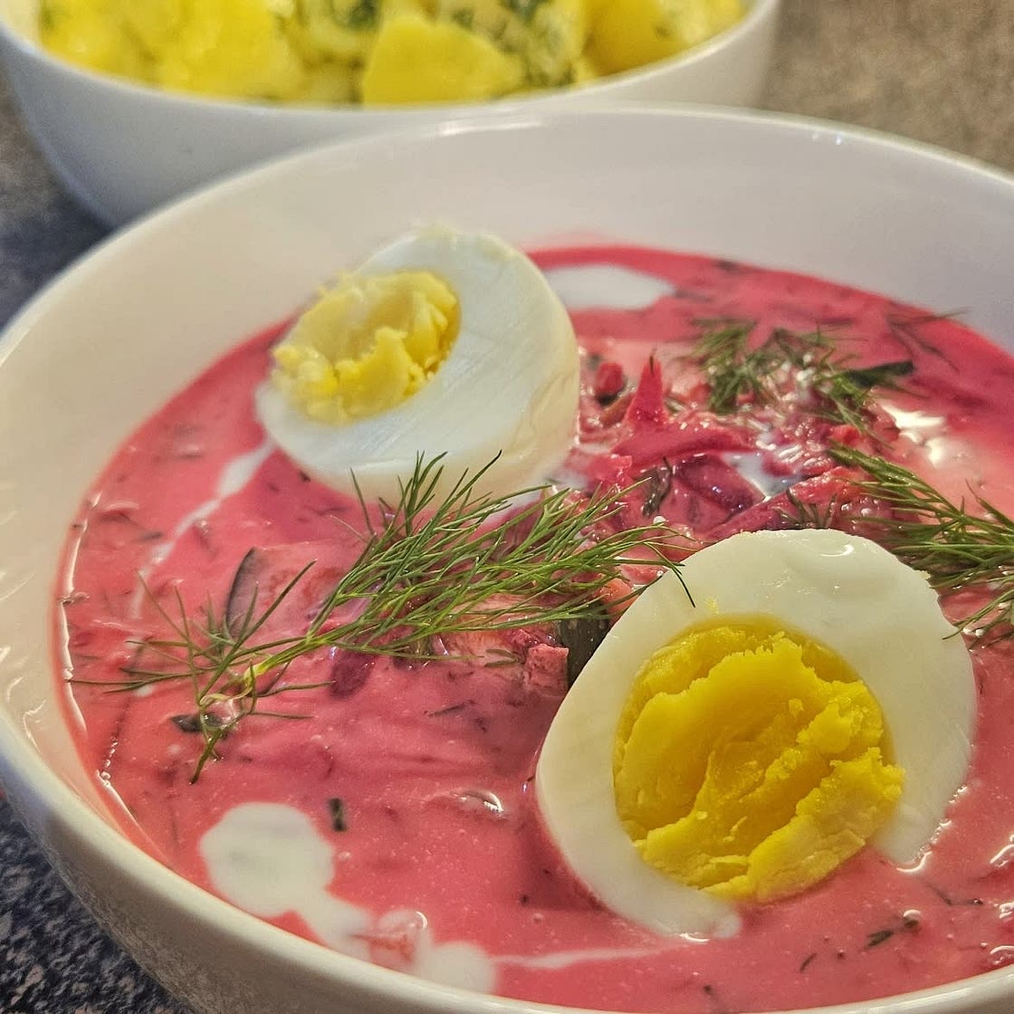 Saltibarščiai - Cold Beet Soup
