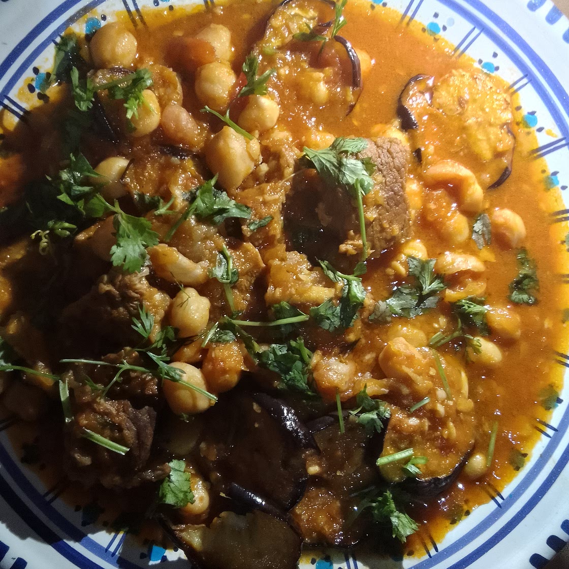 Tajine Medrelle/Eggplant Medrelle: