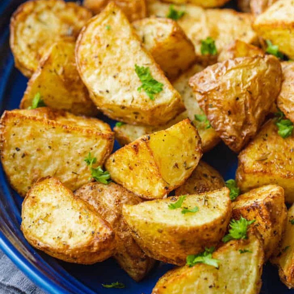 Air fryer crispy potatoes