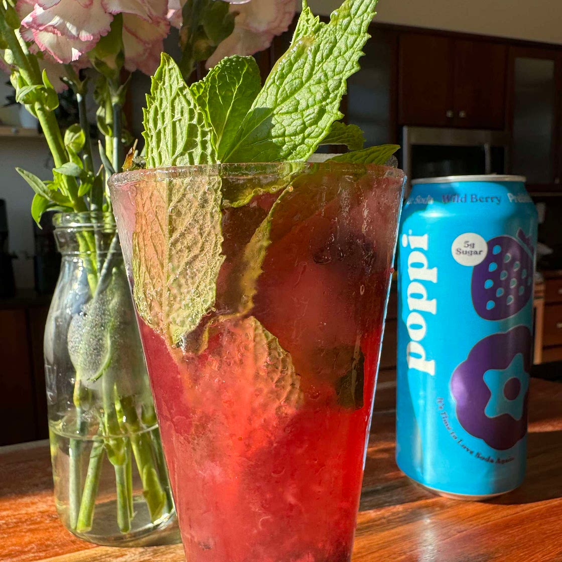 Wild Berry Mojito Mocktail