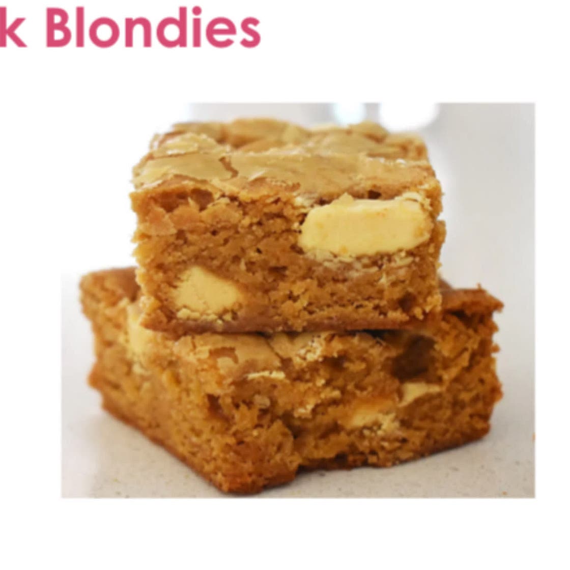 Caramilk Blondie
