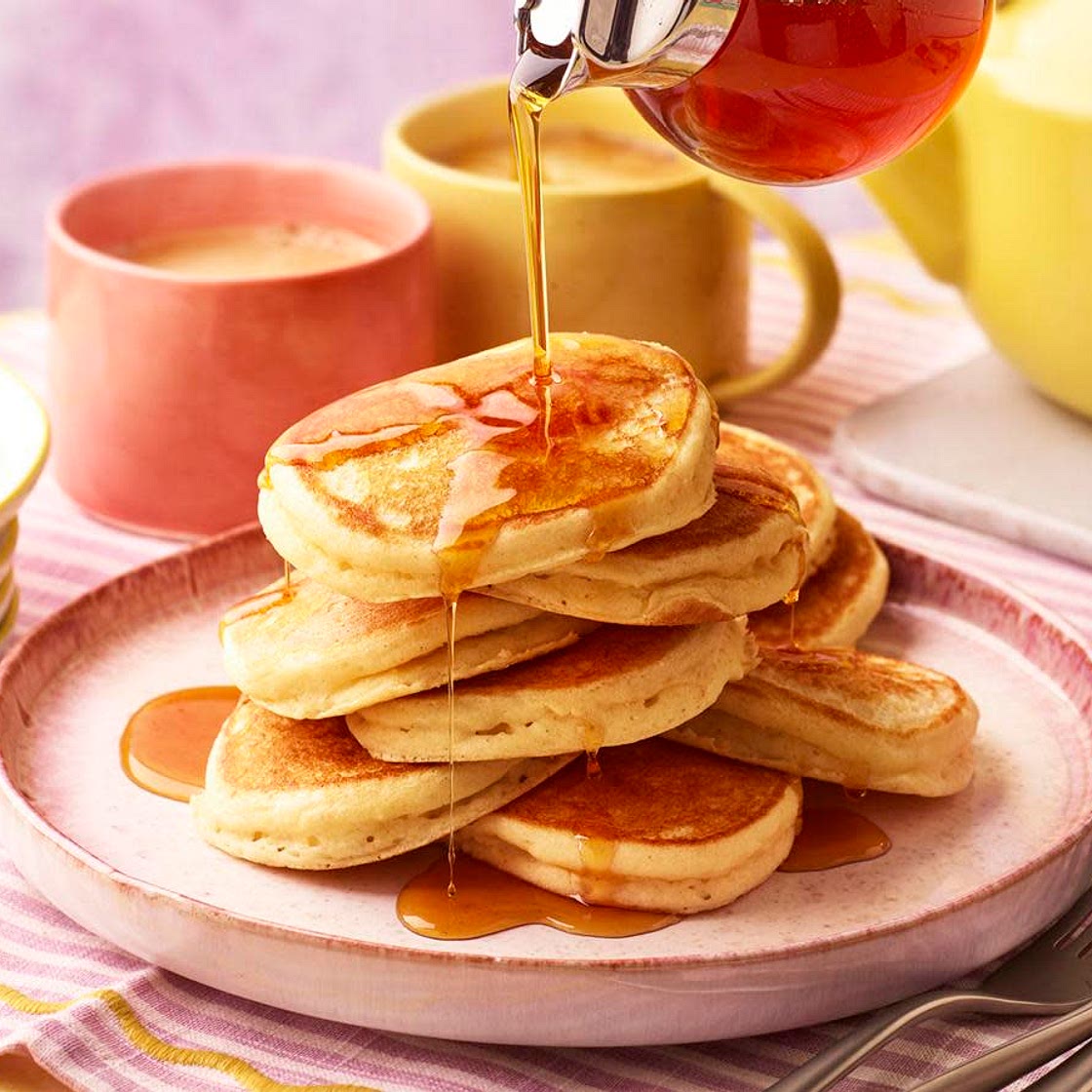 Great fluffy American pancakes