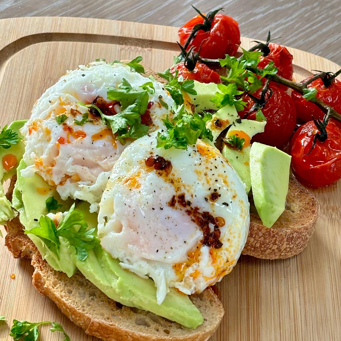 Air Fryer Poached Eggs