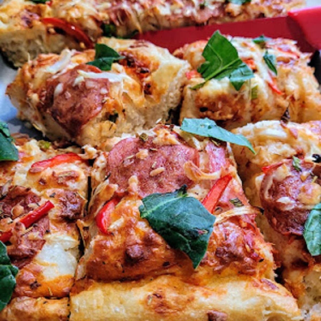 Sicilian Focaccia Pizza