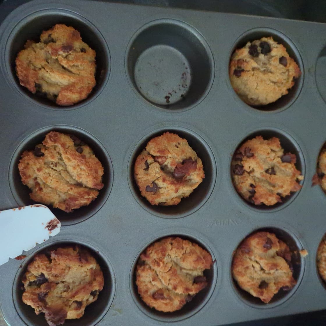 Gluten-free banana bread chocolate chip muffins