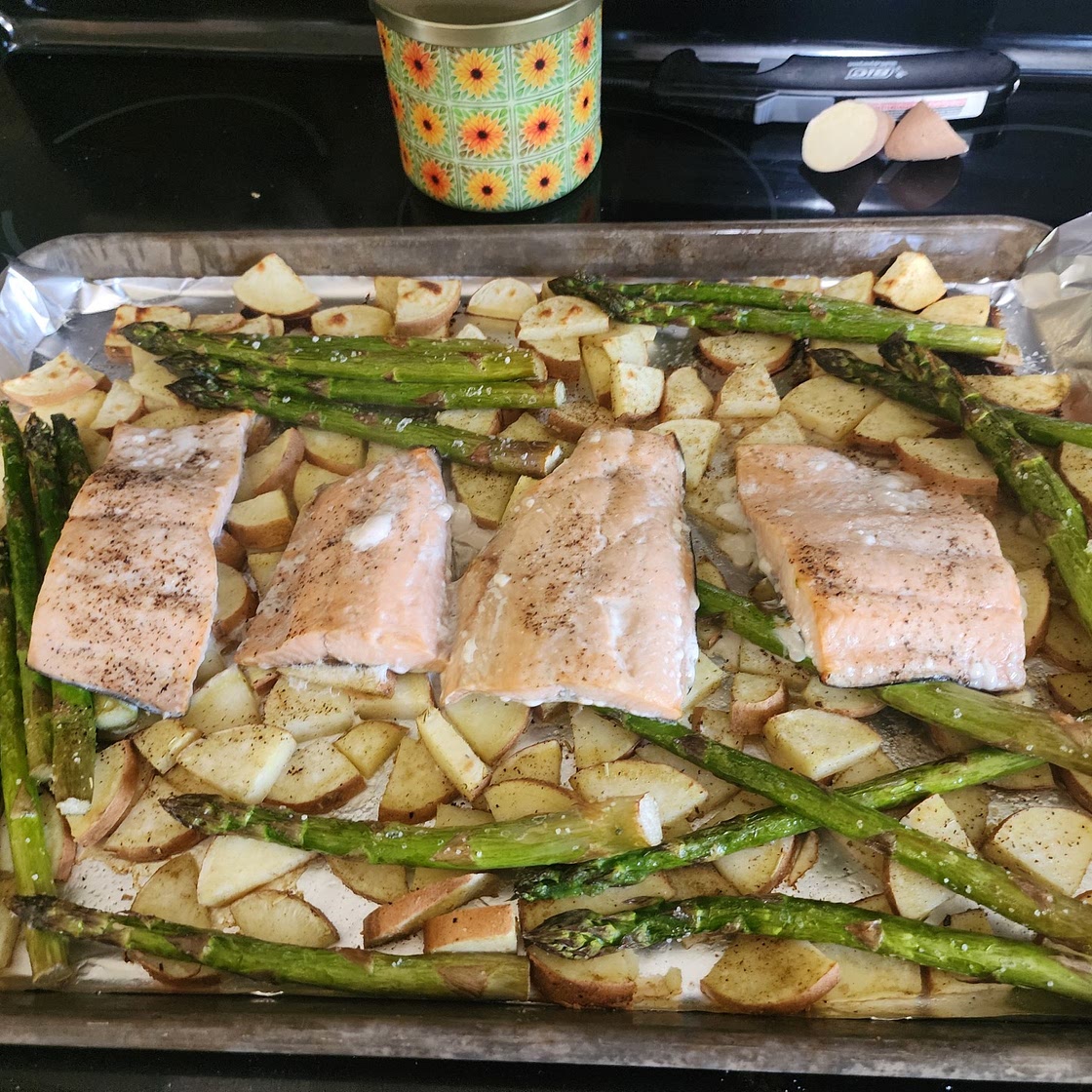 Salmon & sweet patatos