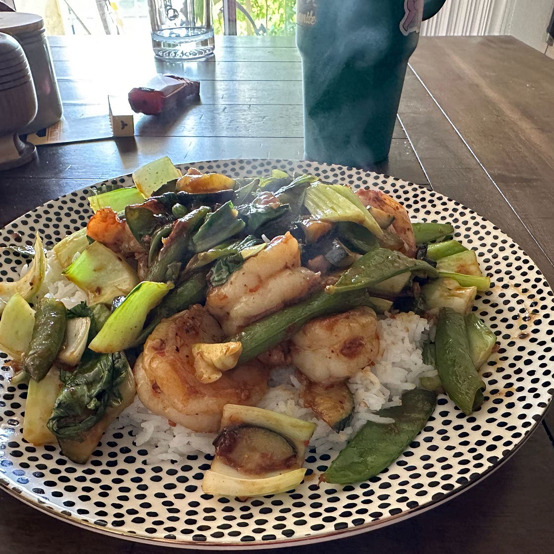 Garlic Shrimp Stir Fry