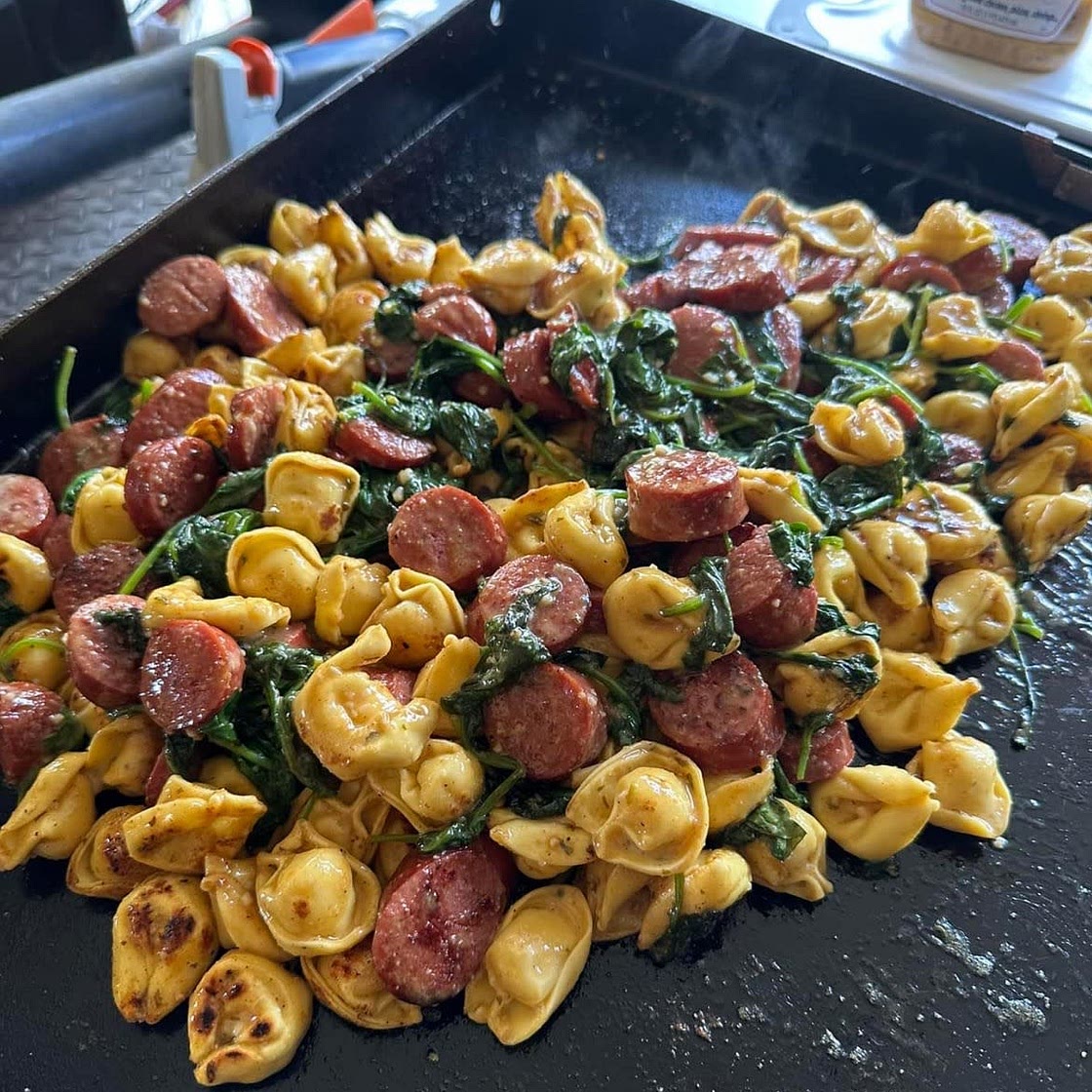 Smoked Sausage & Spinach Tortellini