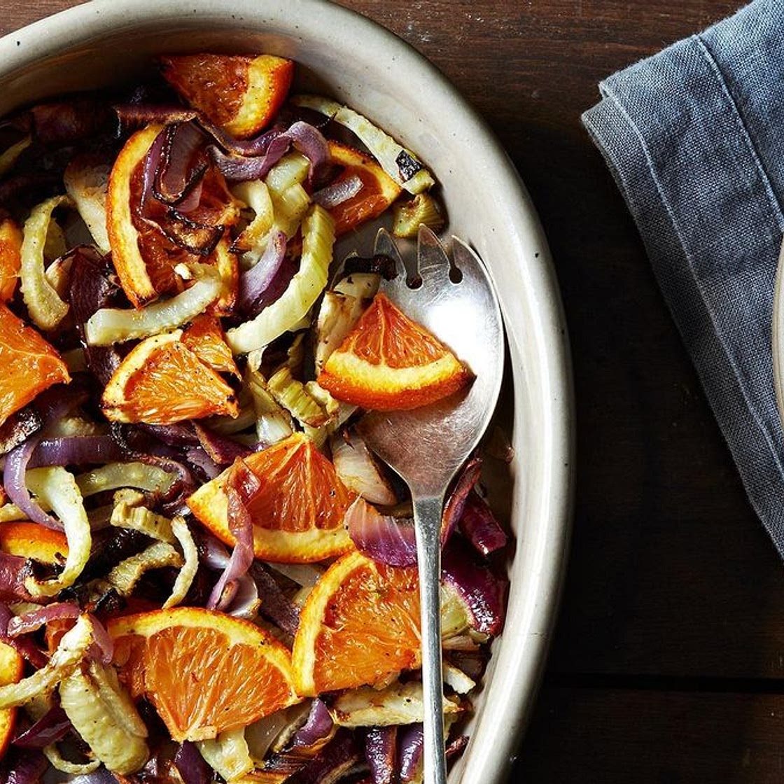Molly Stevens' Roasted Fennel, Red Onion, and Orange Salad