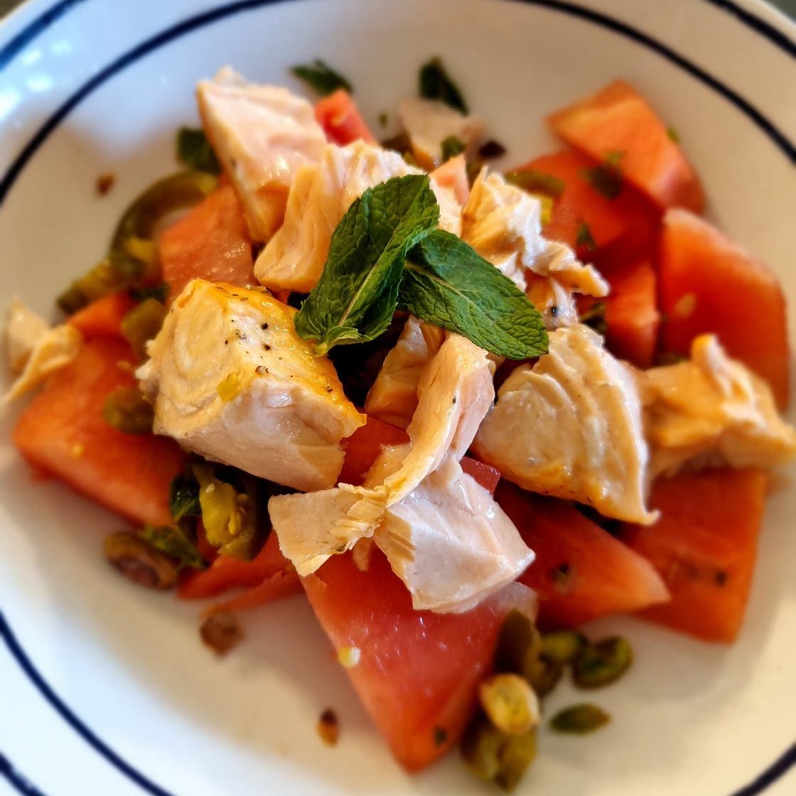 Salmon & Water Melon Delight