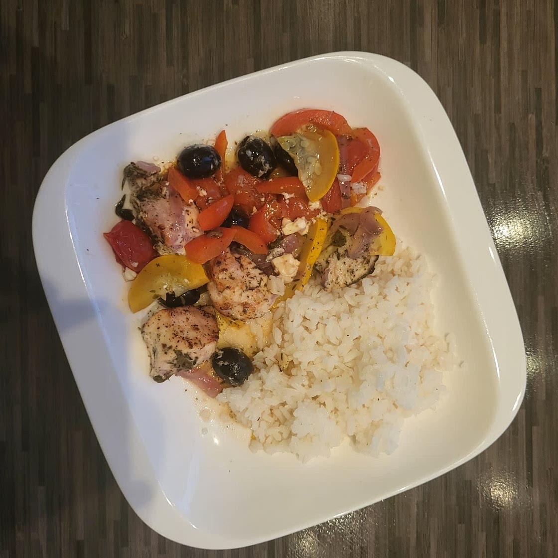 Greek Sheet Pan Chicken Dinner
