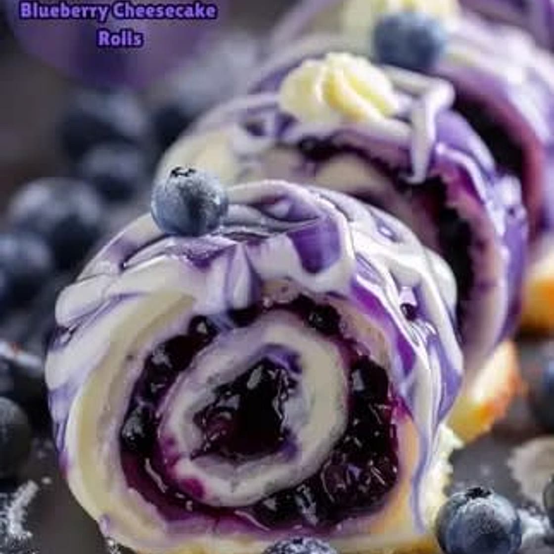 Clare's Blueberry Cheesecake Roll