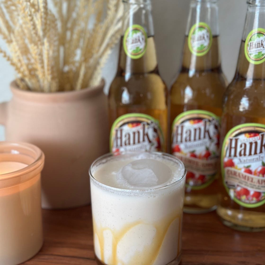 Hank’s Naturals Caramel Apple Butterscotch Mocktail