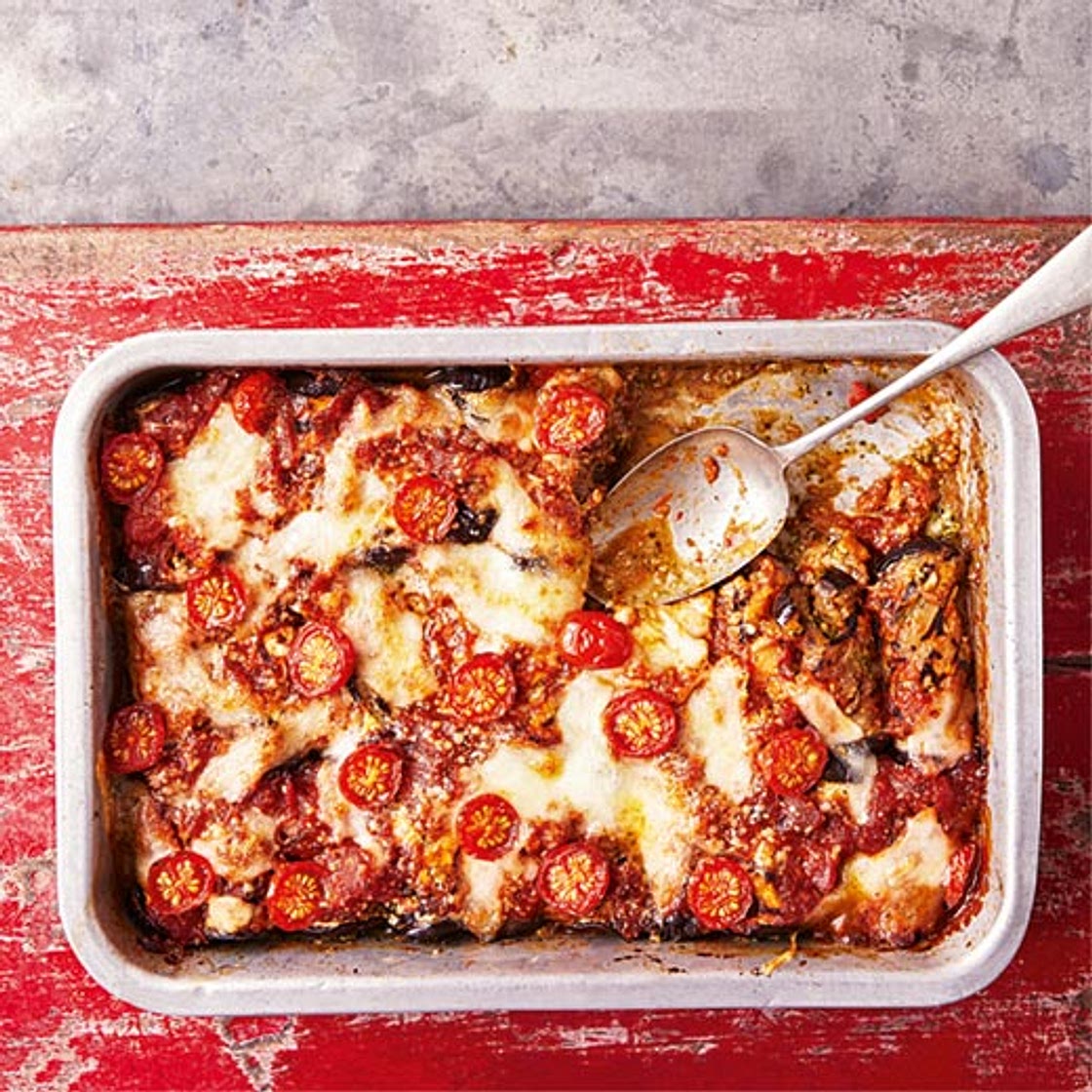 Baked Aubergine Cannelloni