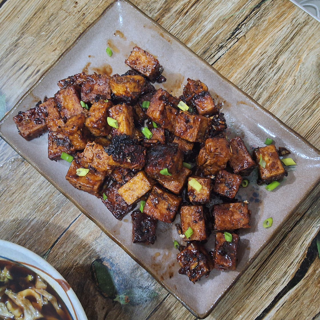 Spicy Honey Garlic Tofu