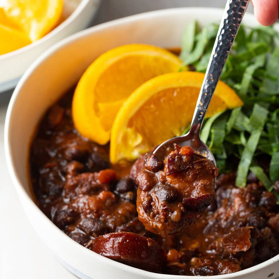 Brazilian Feijoada (Pork and Black Bean Stew)