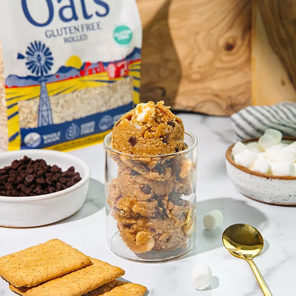 Edible S’mores Cookie Dough