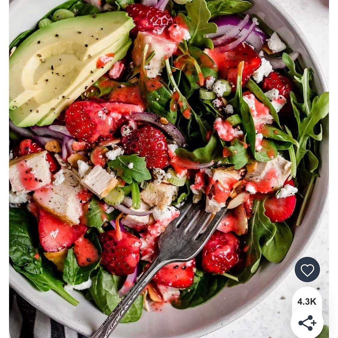 RFD Strawberry Spinach Salad