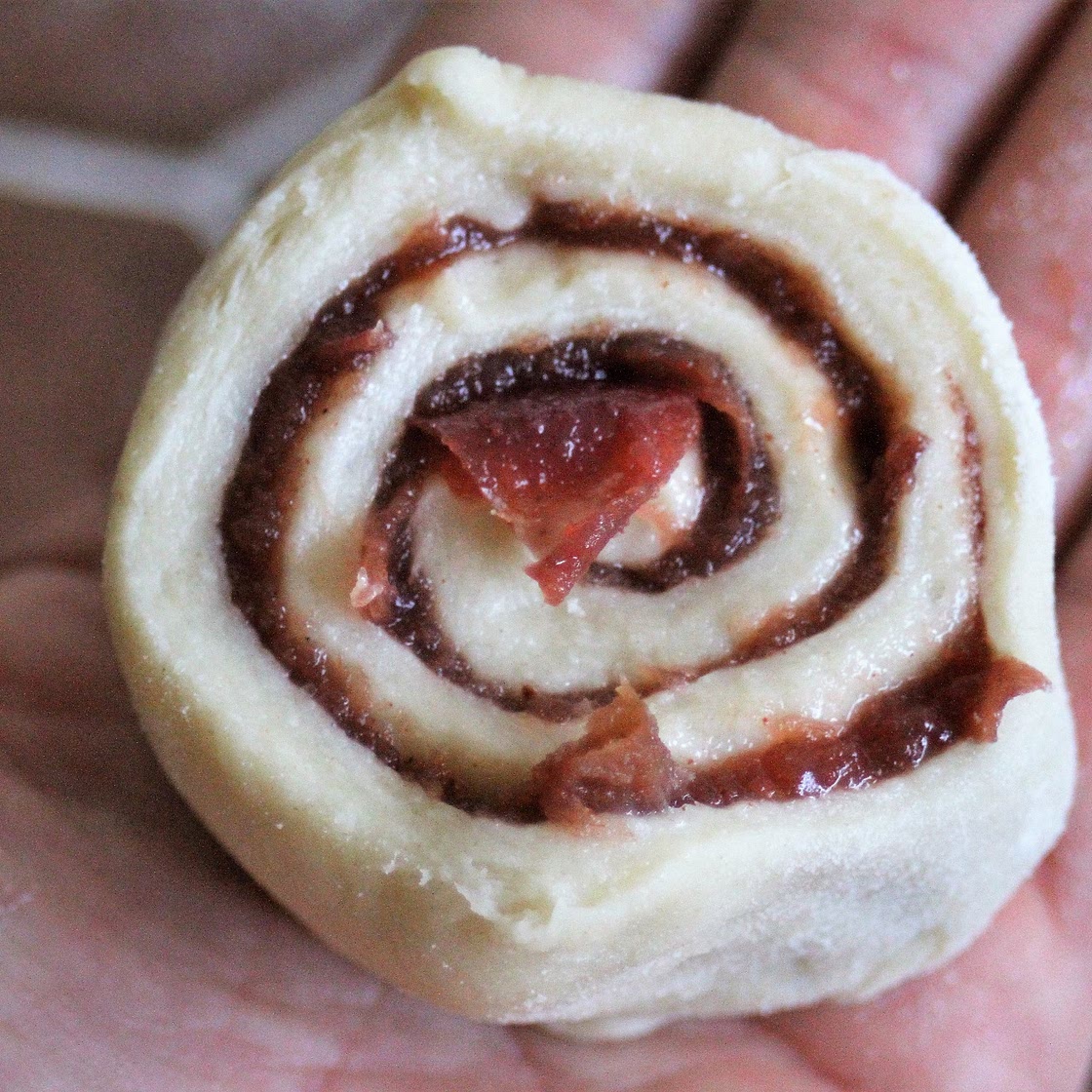 Apple Butter Cinnamon Rolls