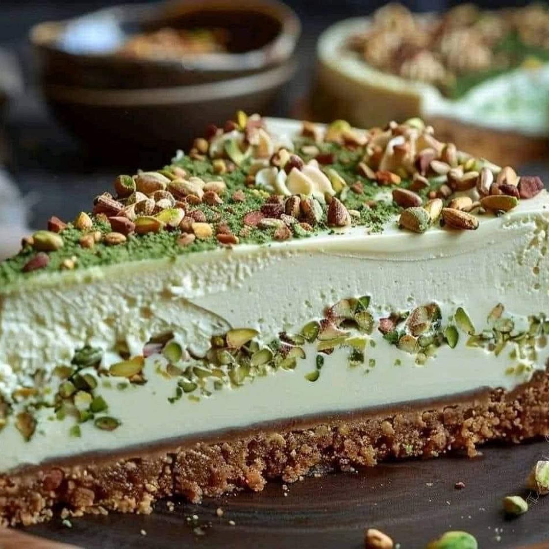 Pistachio cheesecake 