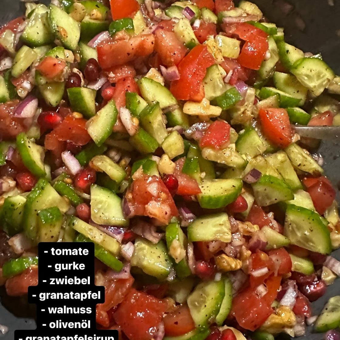 Orientalisch angehauchter Salat