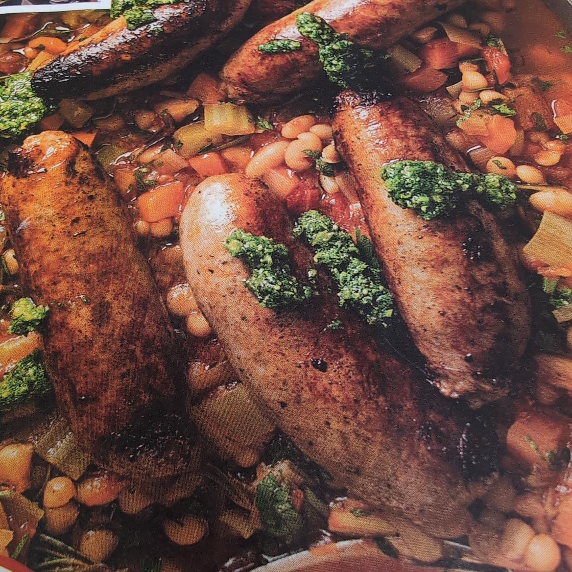 Sausage and bean cassoulet