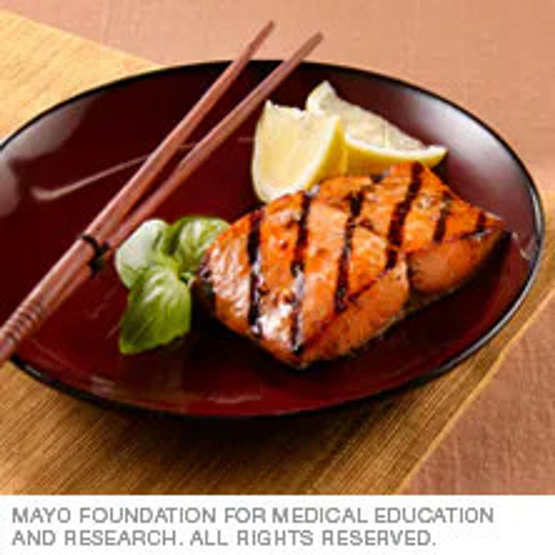 Grilled Asian salmon