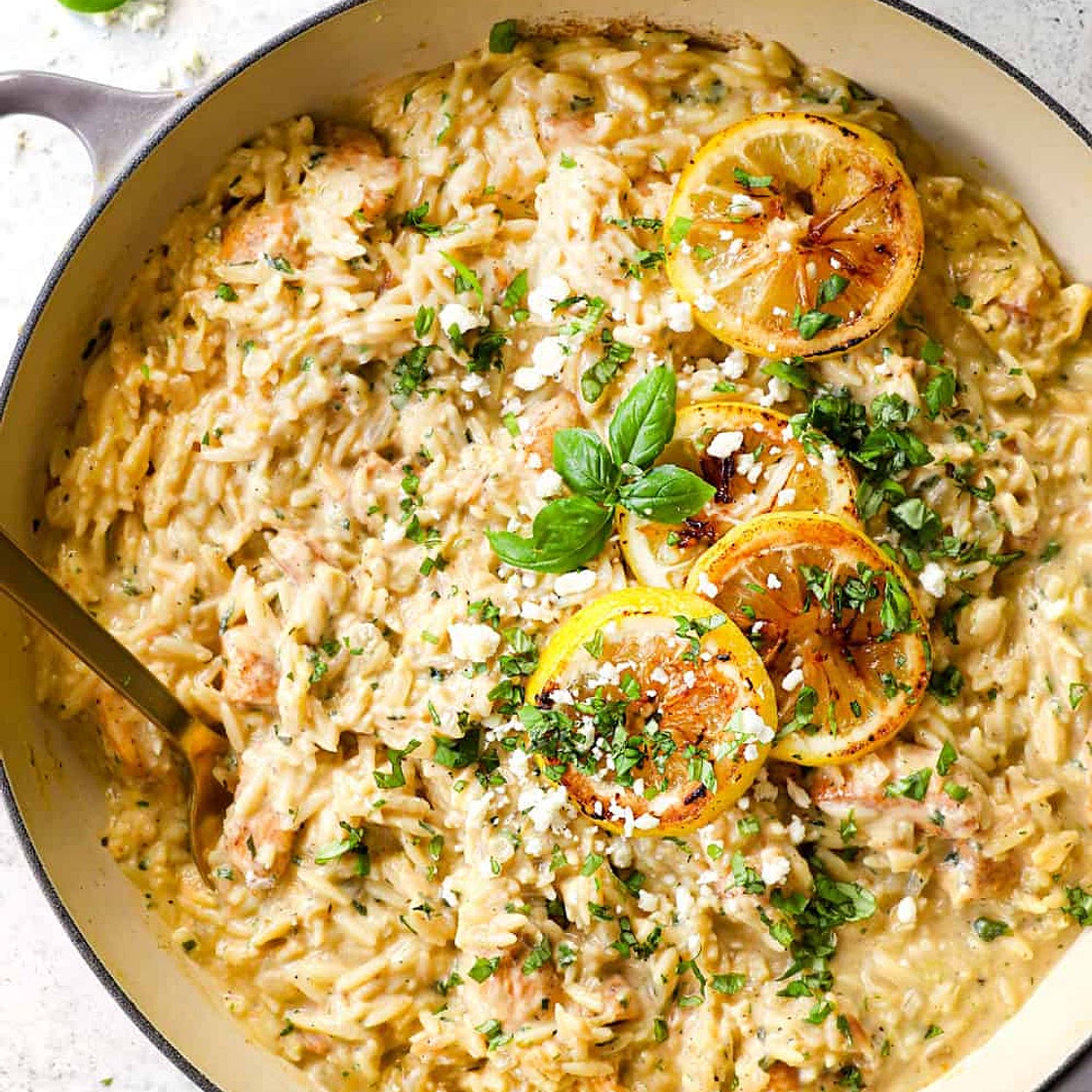 Lemon Chicken Orzo