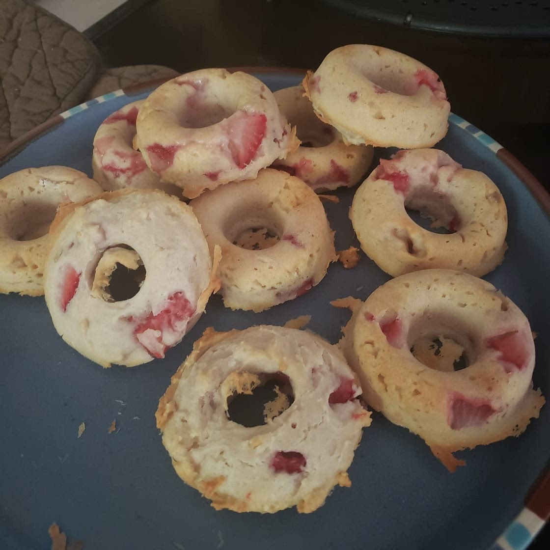 Baked Strawberry Donuts - Gluten-Free and Vegan