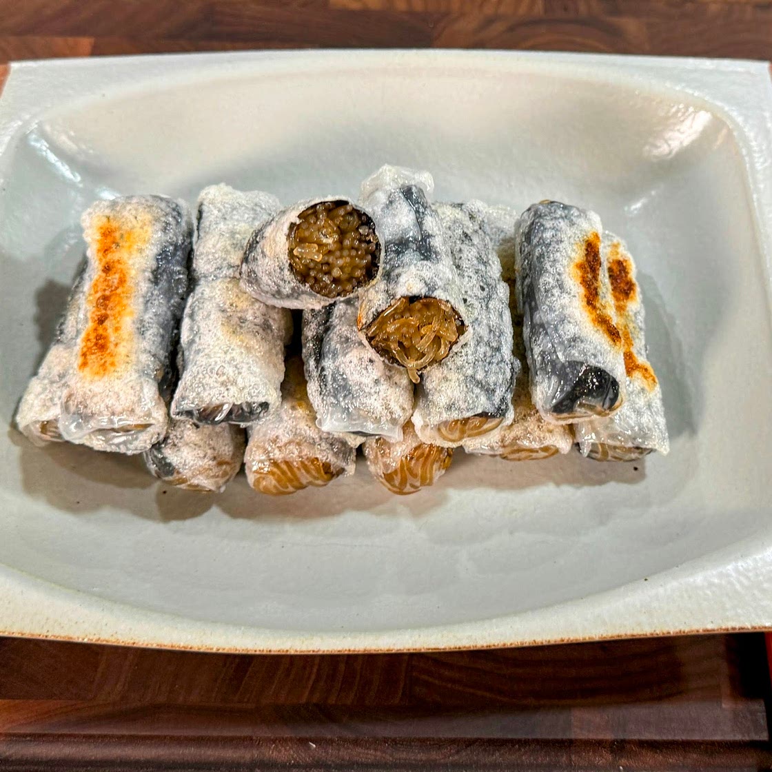 바삭하고 맛있는 초간단 쌀종이 김말이