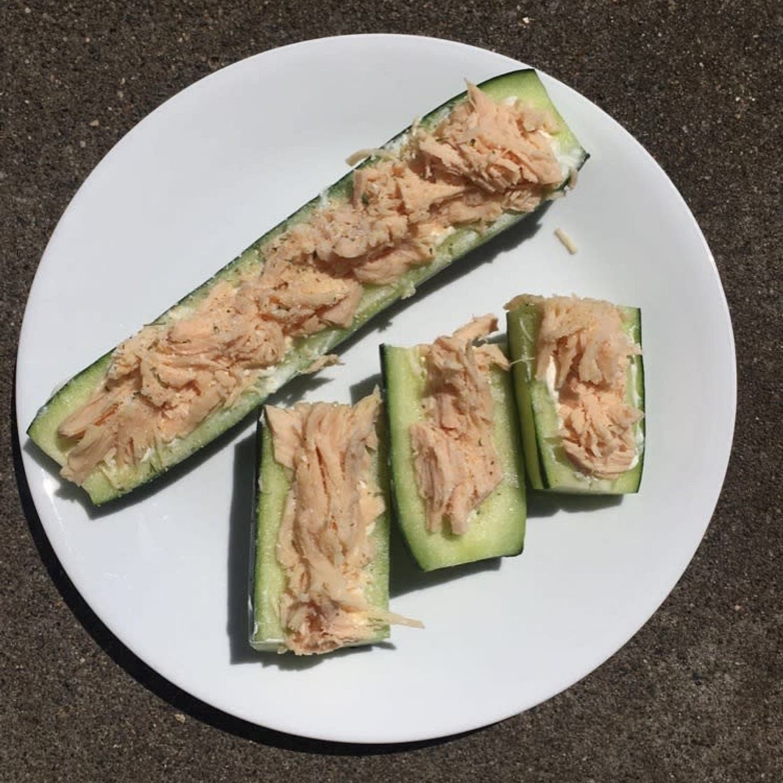 Cucumber boats 