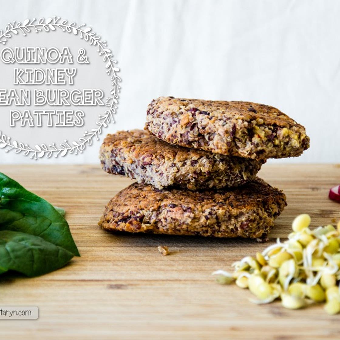 Quinoa and Kidney Bean Burger Patties