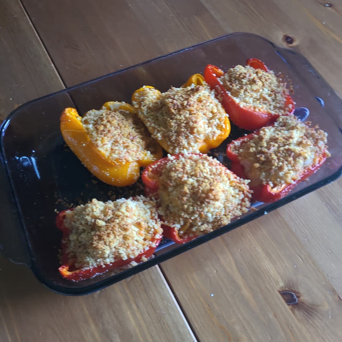Cheesy Chicken Stuffed Peppers Recipe