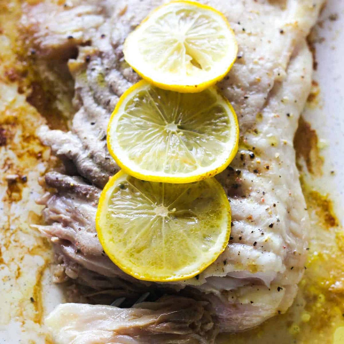 Roasted skate wing