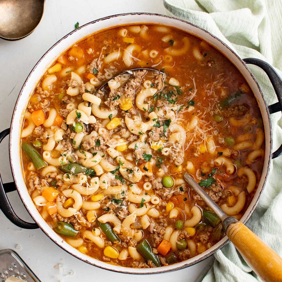 Easy Hamburger Soup Recipe