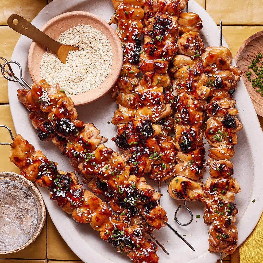 Ultimate Grilled Teriyaki Chicken Skewers