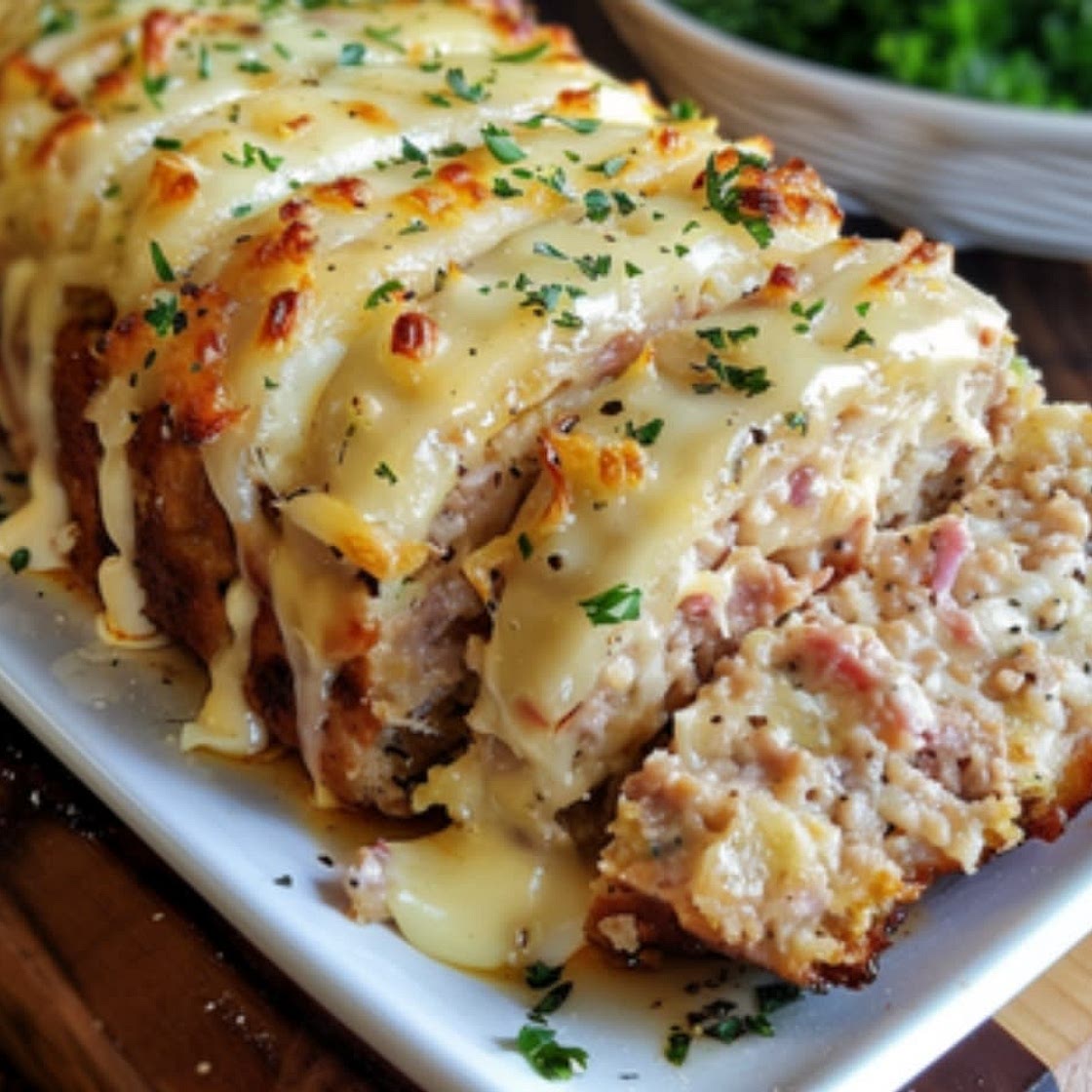 Chicken Cordon Bleu Meatloaf