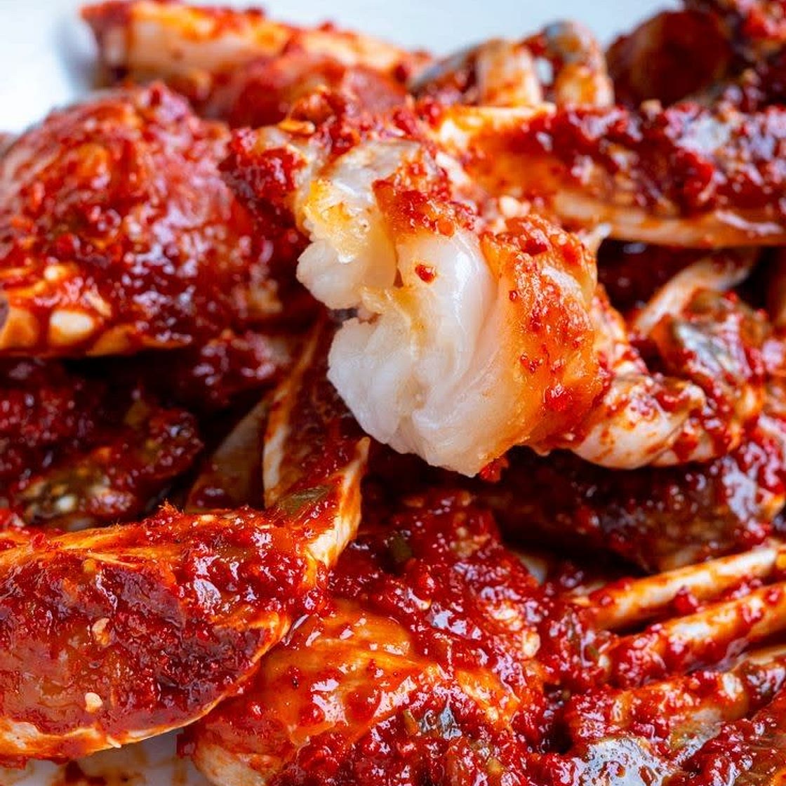 Korean Spicy Marinated Raw Crab 🦀