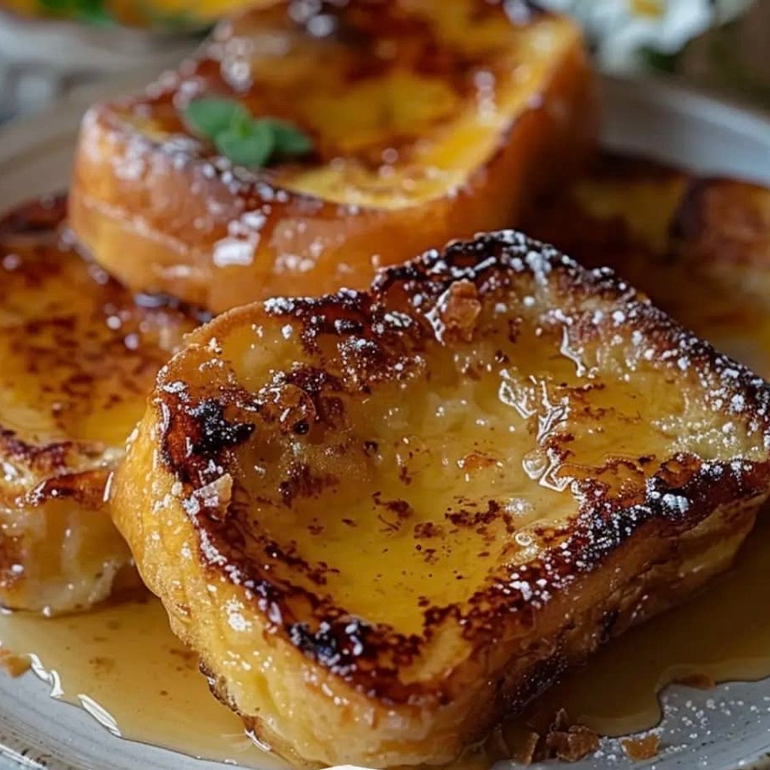 Overnight Crème Brûlée French Toast