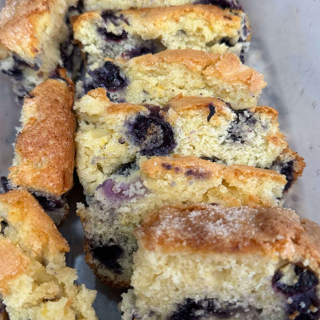 Buttermilk Blueberry Breakfast Cake